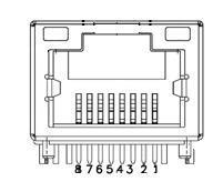 2.1.3 konektor RJ45 Signál PIN