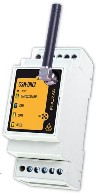 GSM ovládání na DIN lištu GSM DIN2B GSM komunikátor s podporou PC konfigurace návod aktualizován 4.2.2011 CZ, SK verze GSM komunikátor GSM DIN2B je univerzálním GSM zařízením přenášející informace pomocí GSM sítě.