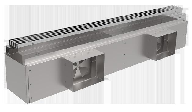 box PB-AQUA vyrobený z nerezové oceli (AISI 6) je opatřen kruhovými nebo