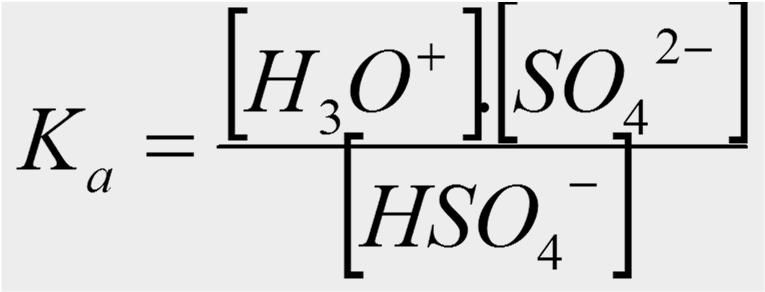 Brønsted - Lowryho silné a slabé kyseliny HSO 4- (aq) + H 2 O (l) H 3 O + (aq) + SO 4 2- (aq) Rovnovážná konstanta disociace protonu = ionizační