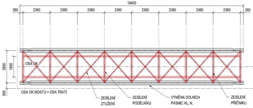 4 Založení spodní stavba Pro zajištění založení spodní stavby v částech budovaných v roce 1871 provedena injektáž podzákladí tzn.