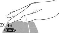 5 Pohyb v nabídce s použitím dotykových gest, polohovacích zařízení a klávesnice Váš počítač umožňuje snadnou navigaci pomocí dotykových gest jako doplněk k použití klávesnice a myši.