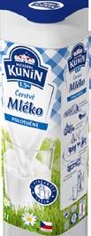 mléko Kunín polotučné