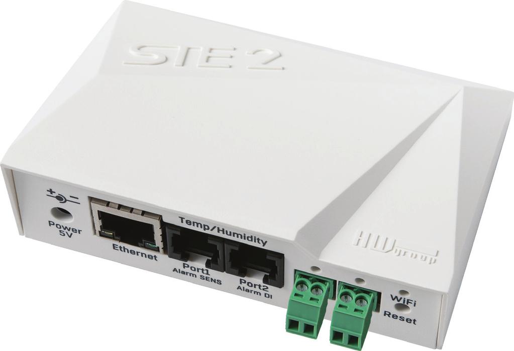 STE2 základní vlastnosti STE2 je teploměr s Ethernetovým i WiFi