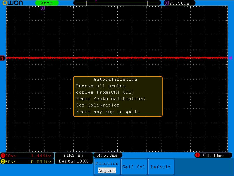 5Pokročilý Provozní Průvodce Pass/Fail Obrázek 5-42 Self-Calibration (autokalibrace) Funkce Pass/Fail monitoruje změny signálů a propouští nebo zadrţí na výstupu signály, které jsou vyhodnoceny podle