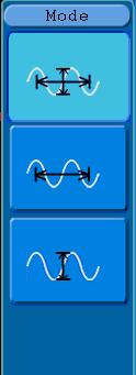 5Pokročilý Provozní Průvodce Jak pouţít Autoscale Obrázek 5-55 Polohy kursorů při měření frekvence Tato funkce se s výhodou vyuţívá pro sledování signálu, jehoţ hodnota se značně mění v průběhu času.