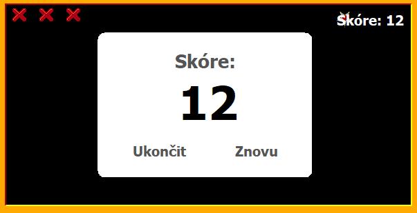 Pokud ovšem Baltík cukroví nechytí, vlevo nahoře se objeví červený křížek, předmět číslo 6128.