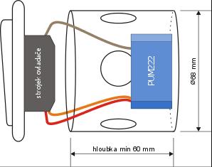 Katalogový list PUM222 Vytvořeno: 24.9.2017 Verze dokumentu 2.0 Strana 3 připojit jakkoliv přivedené vodiče do krabic.