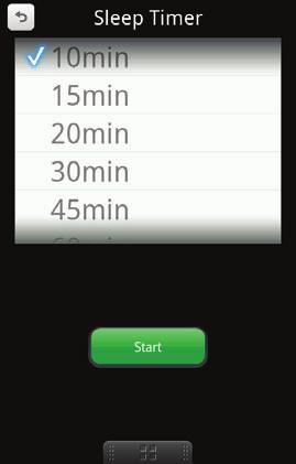 3 Vyberte časový interval pro časovač a klepněte na možnost [Start]