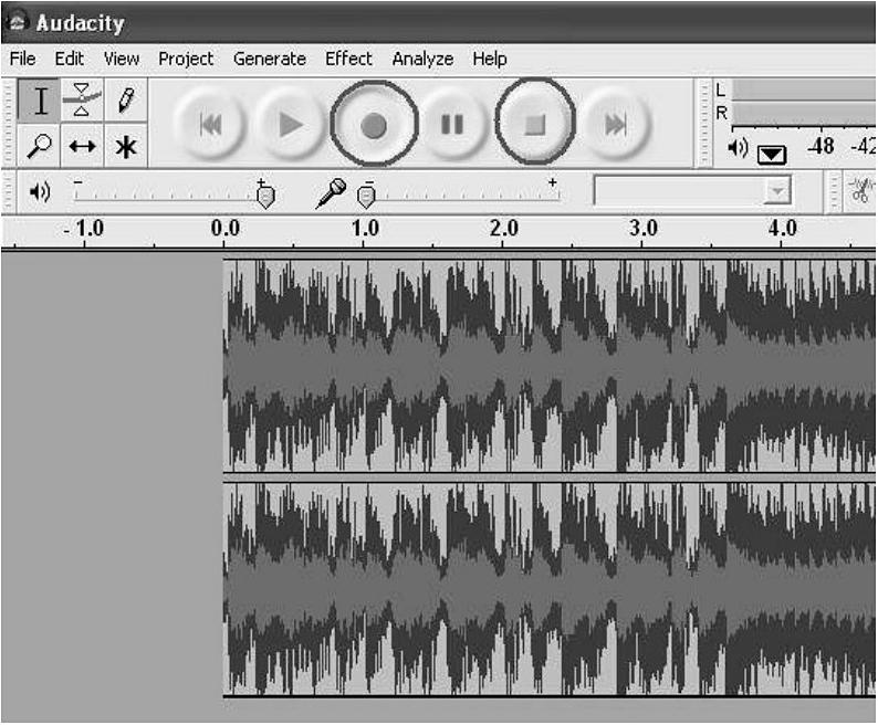 Nyní můžeme začít přehrávat analogové audio do digitálního formátu MP3.