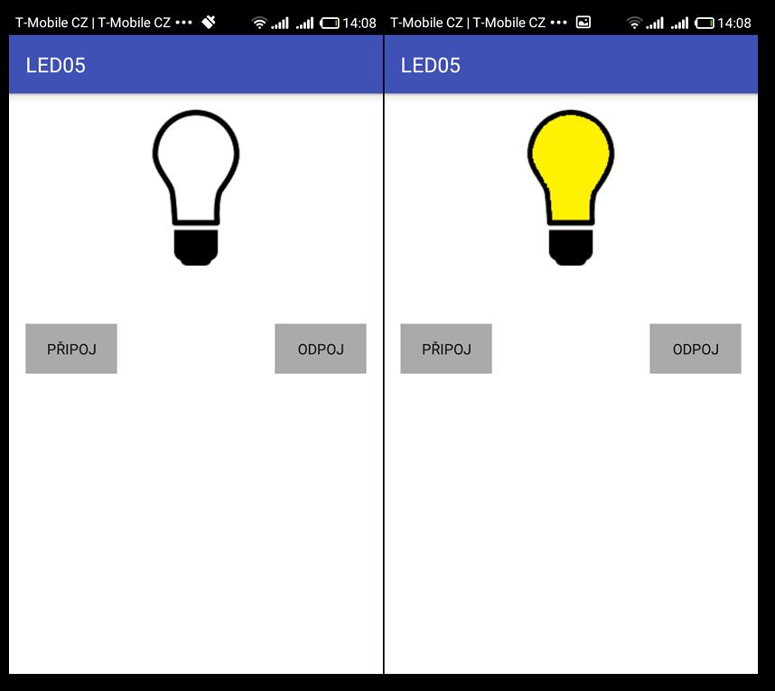 Android aplikace byla vytvořena jako nativní aplikace pro chytré telefony a tablety s operačním systémem Android.
