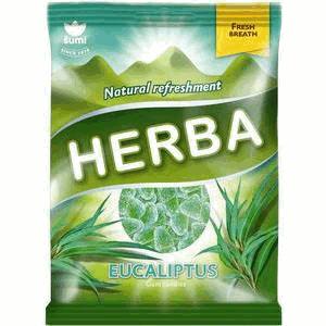 Herba Šumi želé cukríky v sáčku Eucalyptus 90g Herba Šumi želé cukríky v sáčku Orange &