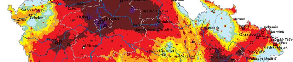 Koncentrační maxima v roce 217 se vyskytovala zejména v lednu a únoru.