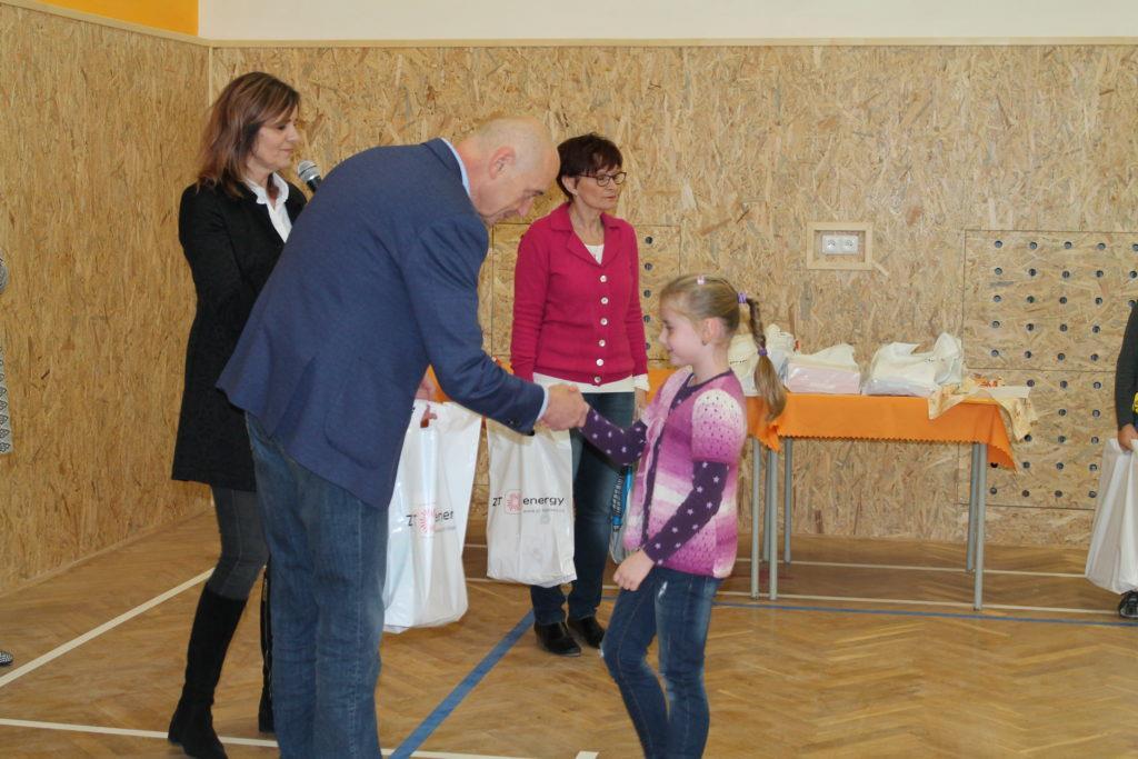 Odměny pro soutěžící předával místostarosta města Blanska Ing.