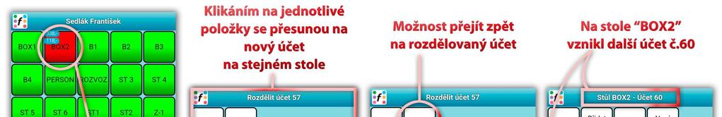 9. Rozdělení účtu Jako první si otevřete detailní