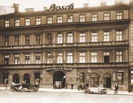 30 Bosch dnes 2018 BOSCH VE STŘEDNÍ A VÝCHODNÍ EVROPĚ První vlastní budova pobočky Bosch v Československu se nacházela od roku 1925 v Praze na Vinohradech, Třída Maršála Foche 325/8, dnešní