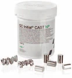 GC Initial MC Basic Set: 16 Opaker (práškový nebo pastový), 16 Dentin, 4 Enamel, 3 INside, 1 CLF, 2