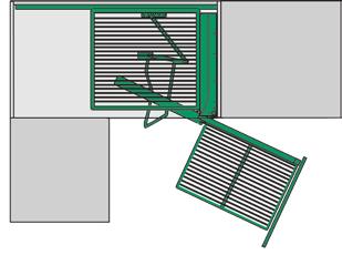 0005 4 ks košov ARENA style 1 sada sada