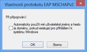 radius2.eduroam.cuni.cz Klikněte na tlačítko Konfigurovat.