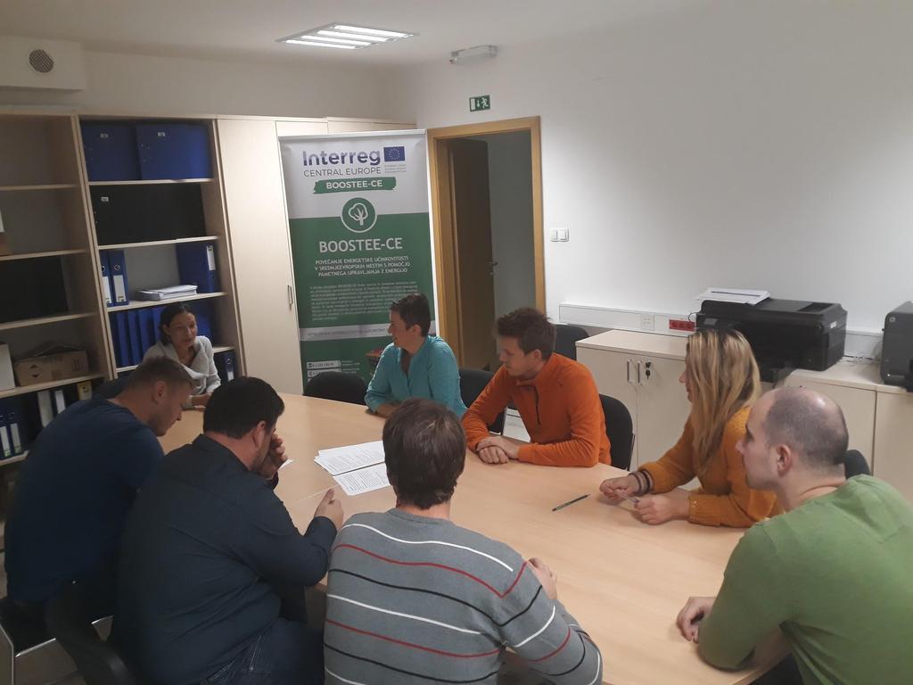 setkání tematické skupiny projektu ve Slovinsku, ve Velenje ve dnech 10. a 29. října 2018.