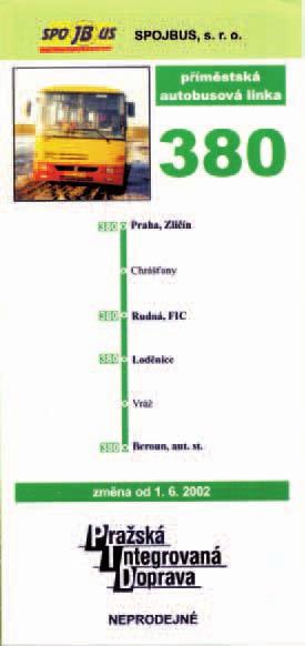 Zkrácení intervalu nočních tramvajových linek ze 40 na 30 minut. Linka 202 prodloužena v pracovní dny do trasy Poliklinika Mazurská Vinoř. 30. září: Významné rozšíření PID v oblasti Odoleny Vody a Kralup nad Vltavou (zavedeno celkem 11 nových linek, dopravce ČSAD Střední Čechy).