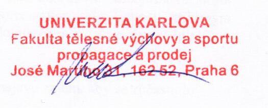 3.22. Prohlášení o bezinfekčnosti je nutné odevzdat instruktorovi první den konání termínu ihned po příchodu na místo srazu při předání účastníka organizátorovi ve vstupní hale UK FTVS (formulář ke