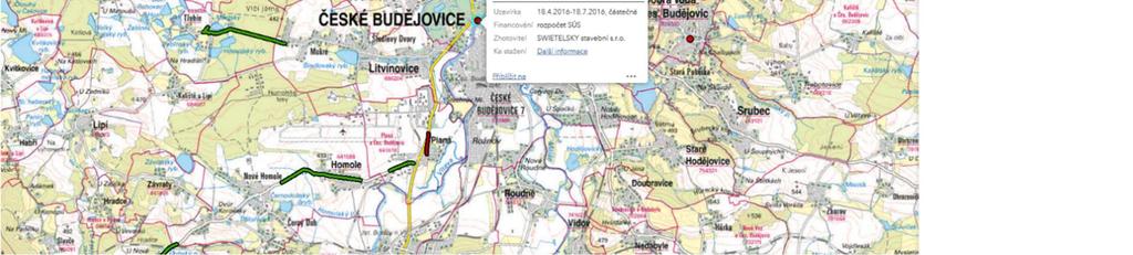 Obrázek 65 - Investiční akce 2016 (Zdroj - www. kraj-jihocesky.cz) 13.4 ROZPOČET MĚSTA ČESKÉ BUDĚJOVICE Pro rok 2016 dosáhne rozpočet příjmů 1.720.373 tis. Kč, celkový rozpočet výdajů výše 1.777.