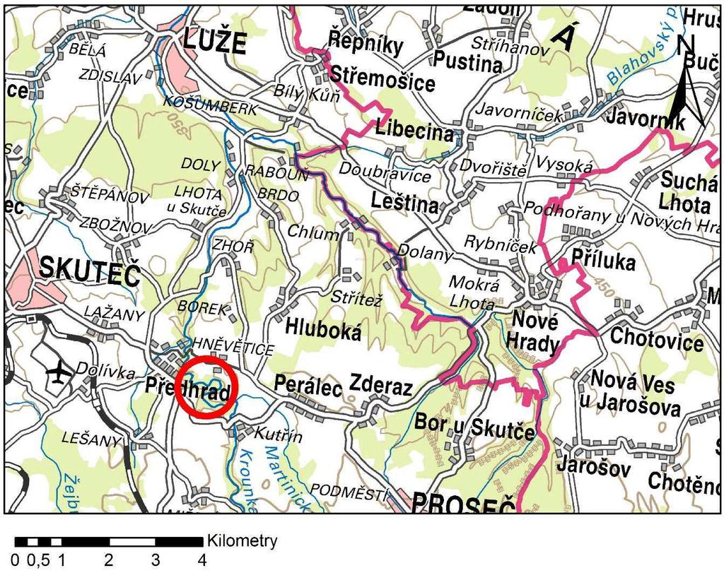 Číslo hydrologického pořadí: 1-03-03-0570-0-00 Identifikátor vodního toku: 10100235 Obrázek 2.