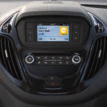 Systém SYNC 3 s 4" displejem S novým vestavěným 4" barevným displejem můžete ovládat funkce systému SYNC 3 pomocí otočných voličů