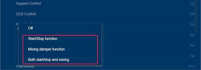 (heslo 0612). Configuration --> Function configuration --> Function activation --> CO2 control 2.