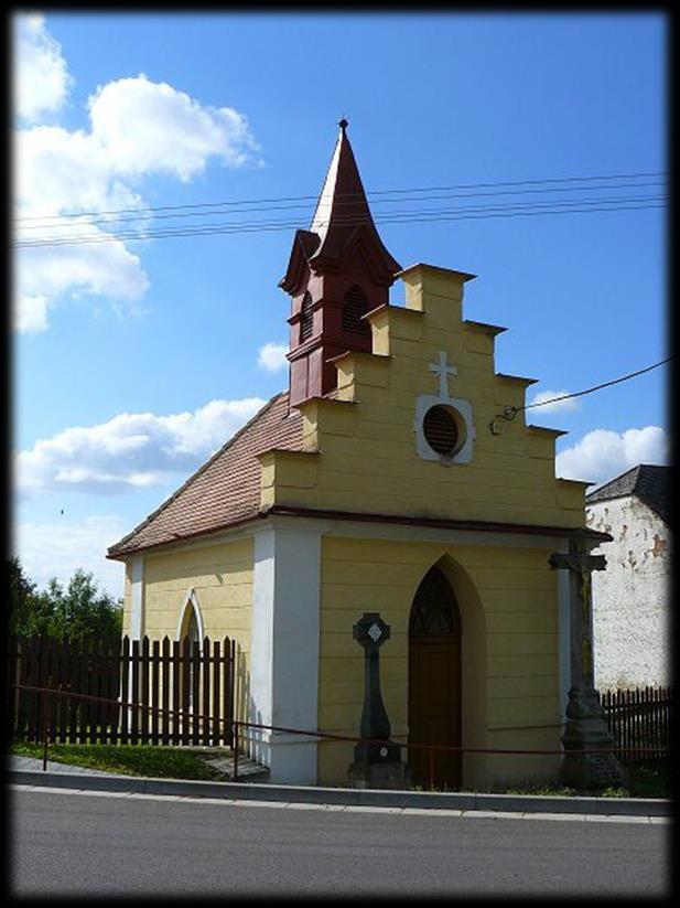 Zvěrkovice Kaple Anděla Strážného Tato kaple byla postavena roku 1902.