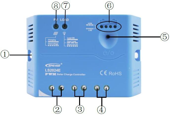 Série solárních regulátorů LandStar E 1. Bezpečnostní instrukce - Přečtěte si všechny intrukce a upozornění v manuálu, než začnete s instalací výrobku.