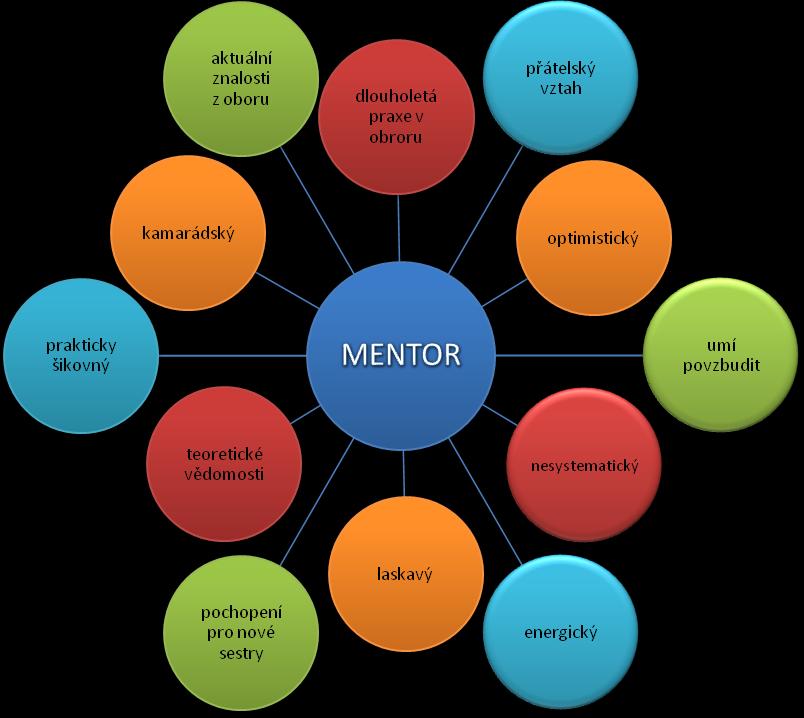 Schéma č. 5 Charakteristika mentora 10. Sešli jste se z počátku s mentorem, abyste si ujasnili cíle a postupy? Hodnotíte společně vývoj, postup? Jak často?
