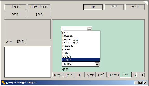 Pokud je název systému v seznamu uveden, nejsou již další nastavení v menu Bus třeba. Switch je nastaví automaticky. 2. V menu Ethernet nastavte přijímací a vysílací adresy v rozsahu 239.0.0.0-239.