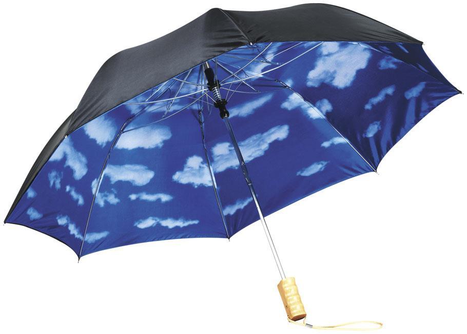 S176097 257,50 Kč/ks 21" automaticky otvíraný dvoudílný deštník s