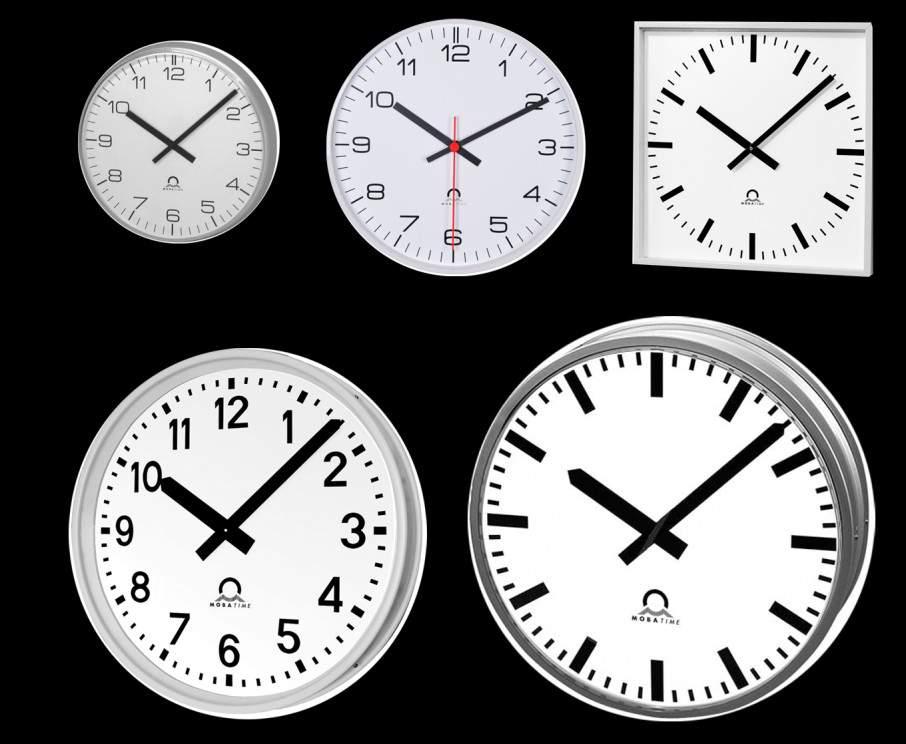 exteriérové analogové hodiny model METROLINE nebo METRO o průměru 40,