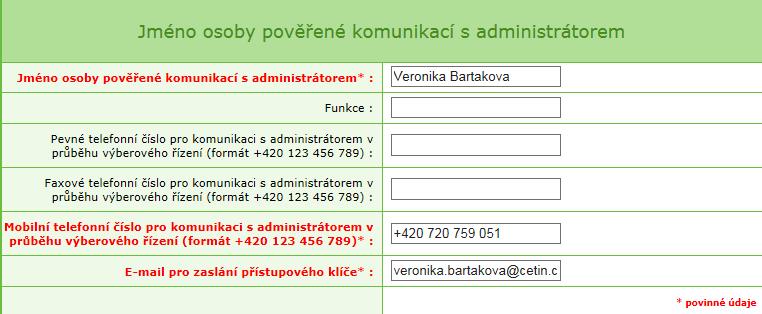 zvolte si login a heslo do systému.