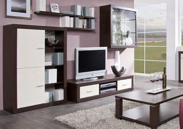 š/v/h: 300/190/56 cm dub tmavý/vanilka