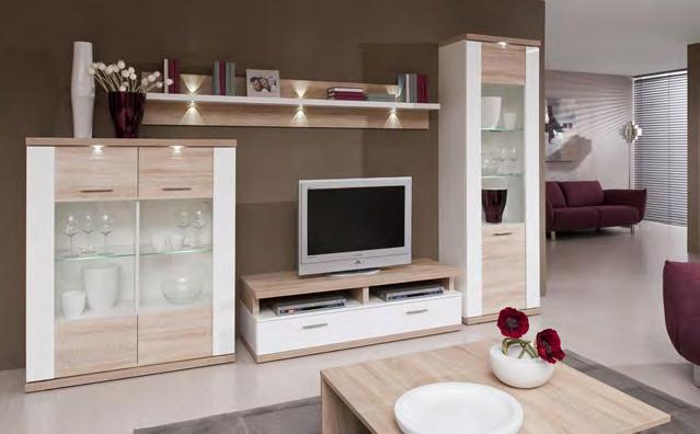 MODESTO posteľ P 180 Comfort san remo sand/antracit M05 š/v/h: