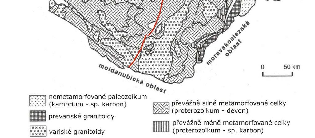 Jednotným geologickým fenoménem, který se vyskytuje v každém úseku blanické brázdy je přítomnost paralelních tektonických poruch (nebo mylonitových pásem) SSV-JJV průběhu.