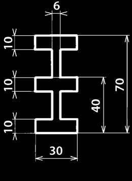 125 x 10 1250 1600 45109210 45139210 160 x 10 1600 2000 45109610 45139610 Profilové