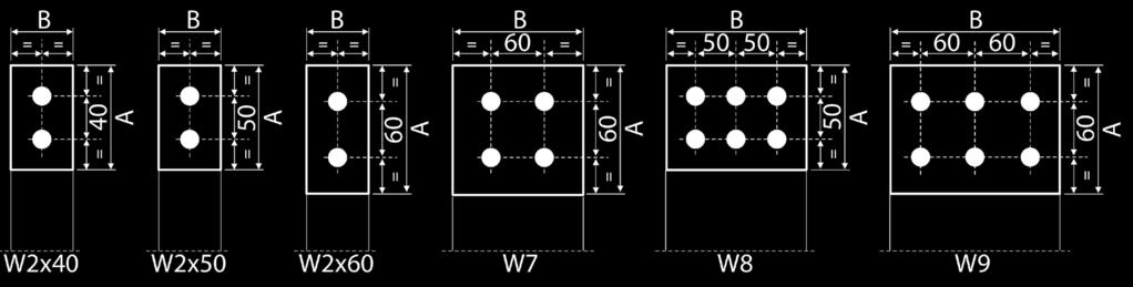 600 450 120 55 19,0 13 W2x60 1300 CSA600-450/55 CSS600-450/55 600 450 120 60 17,5 13 W2x60 1400 CSA600-450/60 CSS600-450/60 700 400 100 40 28,0 13 W2x40 1150 CSA700-400/40 CSS700-400/40 700 400 100