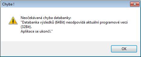 Vstupní data projektu jsou naopak kompatibilní nezávisle na 32 nebo 64 bitové verzi.