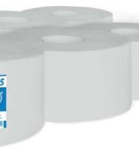 155340 průměr 280 mm 44,10 minimální odběr 1 balení Toaletní papír Jumbo bílý dvouvrstvý, měkký, bílý papír, balení 6 ks, průměr 190