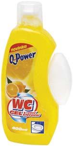 vůně na WC, přípravky na WC Q-Power tekutý závěs závěsný zásobník na WC,