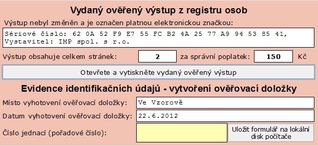 . 2.5.1. Žadatel s výpisem nesouhlasí Může se stát, že žadatel s obsahem výpisu nesouhlasí.