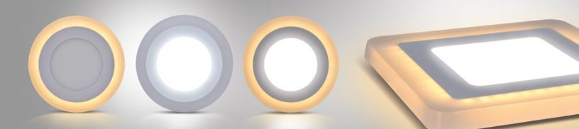 Ovládání a přepínání mezi hlavním a dekorativním světlem je prováděno stisky obyčejného (již namontovaného) vypínače, není třeba
