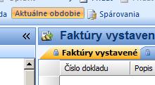 V zoznamoch dokladov sa budú štandardne zobrazovať len doklady posledného účtovného obdobia (rok 2018).