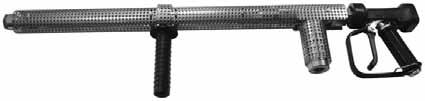 Příslušenství DSG - pistole pro vodní páru Materiál: Těsnění: Pracovní : Teplota okolí: Nerez AISI 304 O-kroužky: EPDM, Ploché těsnění: Novapress Do 10 bar (pára), do 15 bar (voda) +180 C (pára),
