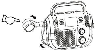 Zapnutie podsvietenia displeja Jedenkrát stlačte tlačidlo podsvietenia displeja BACK LIGHT (14). Podsvietenia displeja sa zapne na cca 2 skeundy a potom automaticky zhasne.